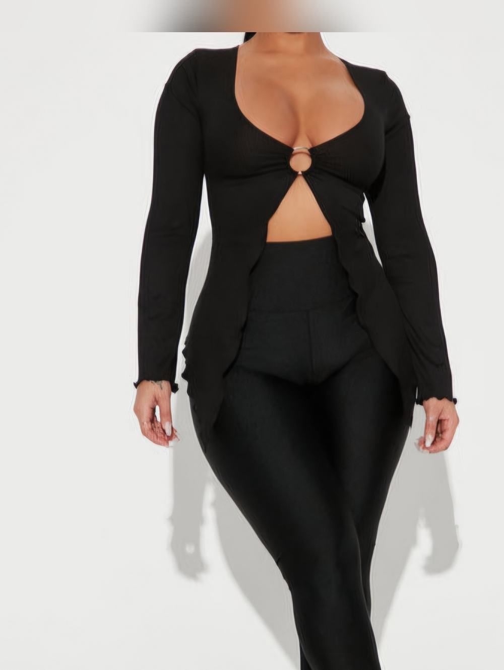 Fashion Nova Melanie Ribbed Top